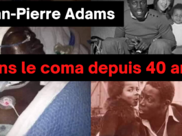 John-Pierre Adams dans le coma