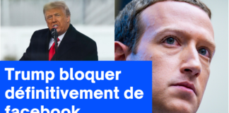 Trump bloquer définitivement de facebook et Instagram