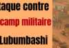 Attaque contre un camp militaire à Lubumbashi