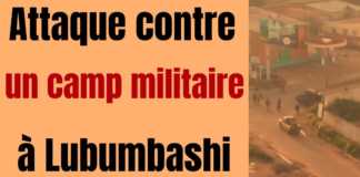 Attaque contre un camp militaire à Lubumbashi