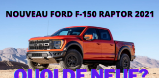 Le Nouveau Ford F-150 Raptor 2021