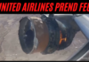 Un avion de United Airlines prend feu