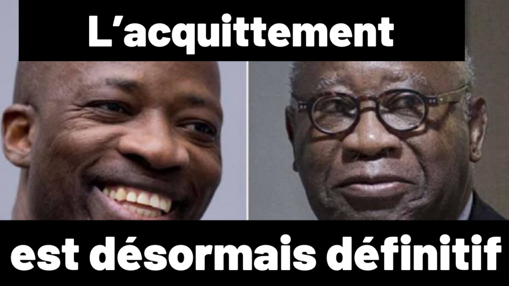 Laurent Gbagbo et Charles Blé Goudé acquitté