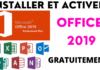 Installer et activer office 2019 Gratuitement