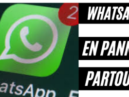 WhatsApp facebook messenger en panne