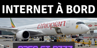 accès à internet à bord d'ethiopian Airlines