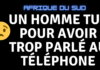 tué pour avoir trop parlé au téléphone