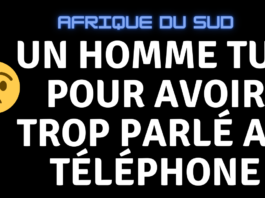 tué pour avoir trop parlé au téléphone