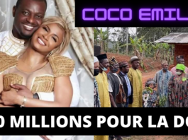 Mariage de Coco Emilia avec Francis Mvemba à Yaoundé