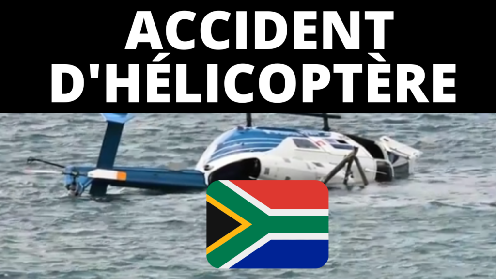 accident d'hélicoptère en Afrique du Sud