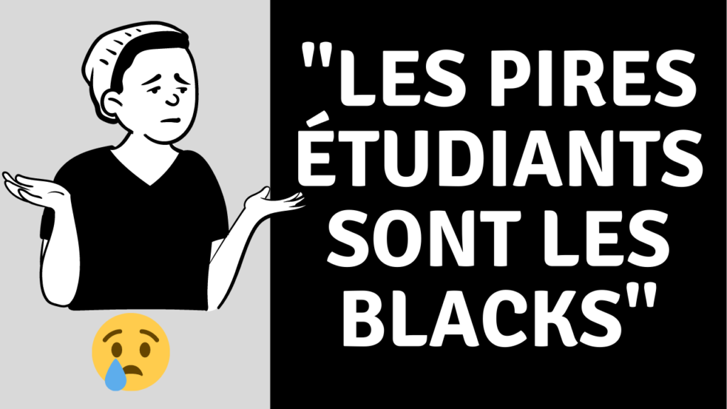 Les pires étudiants sont les Blacks