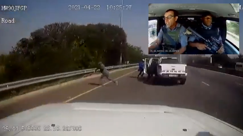vidéo attaque fourgon blindé afrique du sud