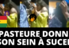 Une pasteure donne son sein à sucer