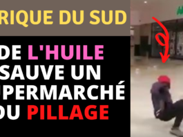 De l'huile de cuisson sauve un supermarché du pillage