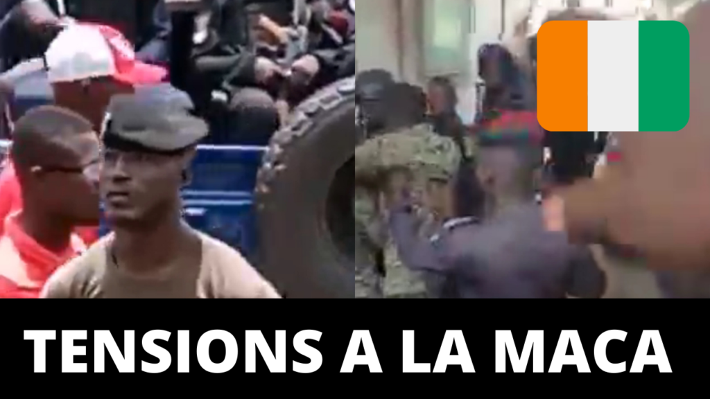 grève à la maca d'Abidjan