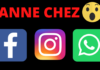 Panne de Facebook Instagram et WhatsApp