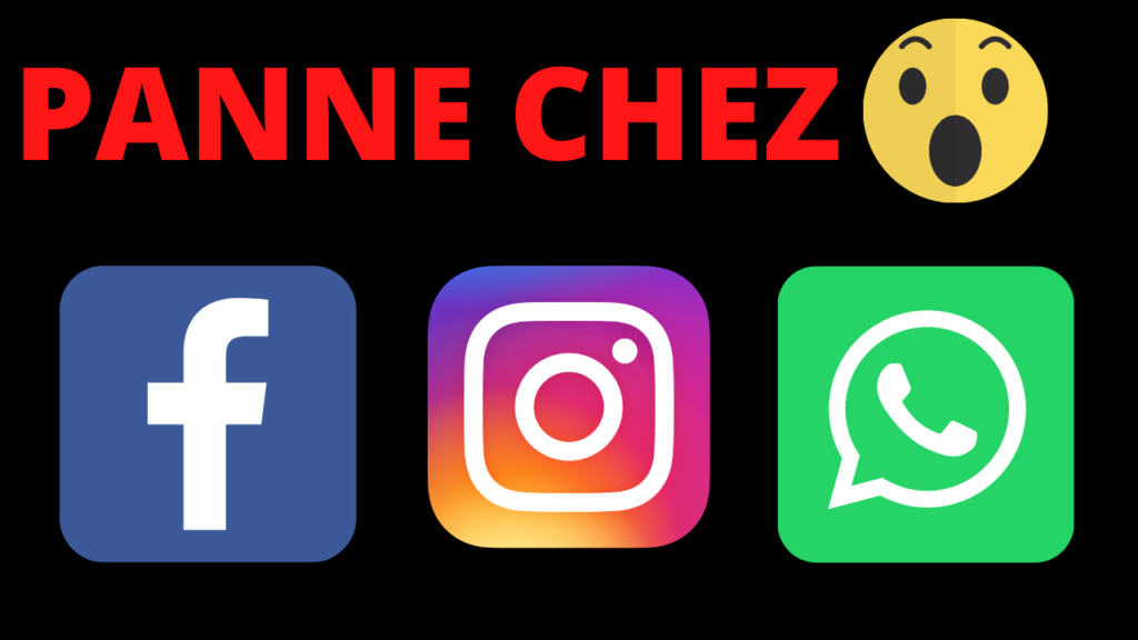 Panne de Facebook Instagram et WhatsApp