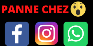 Panne de Facebook Instagram et WhatsApp