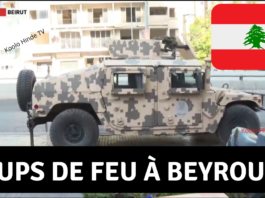 Échange de coups de feu à Beyrouth