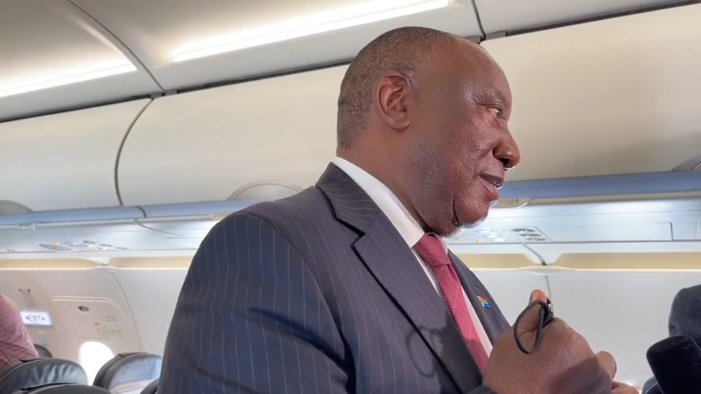 Le Président Sud-Africain Cyril Ramaphosa en Afrique de l'Ouest