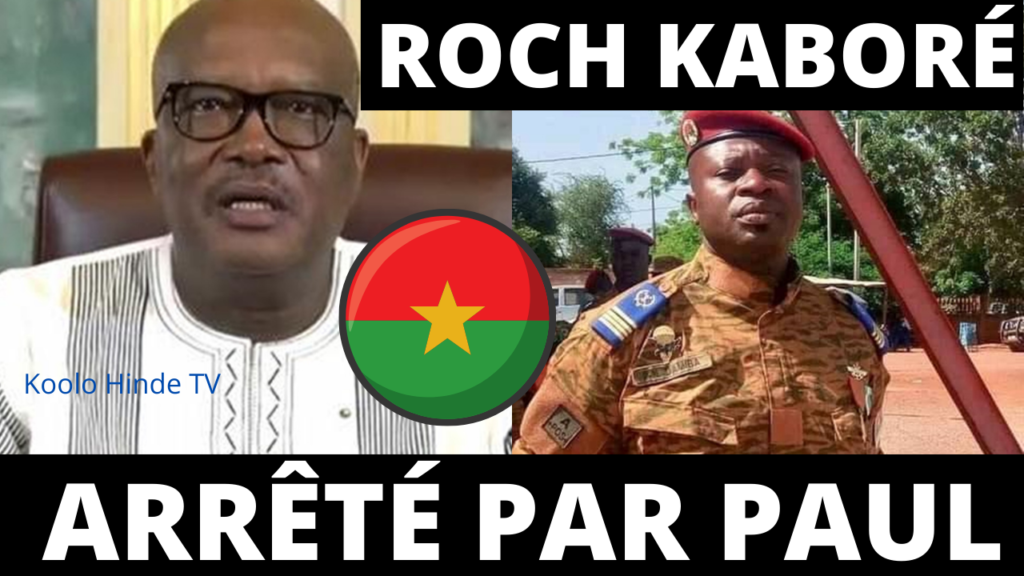Coup d'état au Burkina Faso Roch Kaboré arrêté