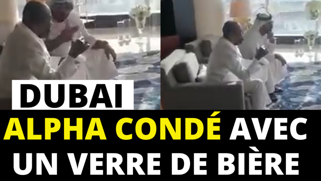 vidéo d'Alpha Condé à Dubai