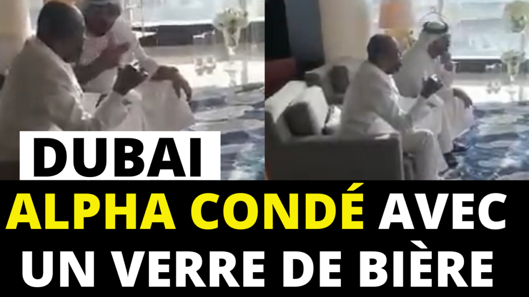 vidéo d'Alpha Condé à Dubai