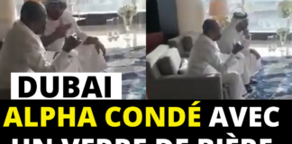 vidéo d'Alpha Condé à Dubai