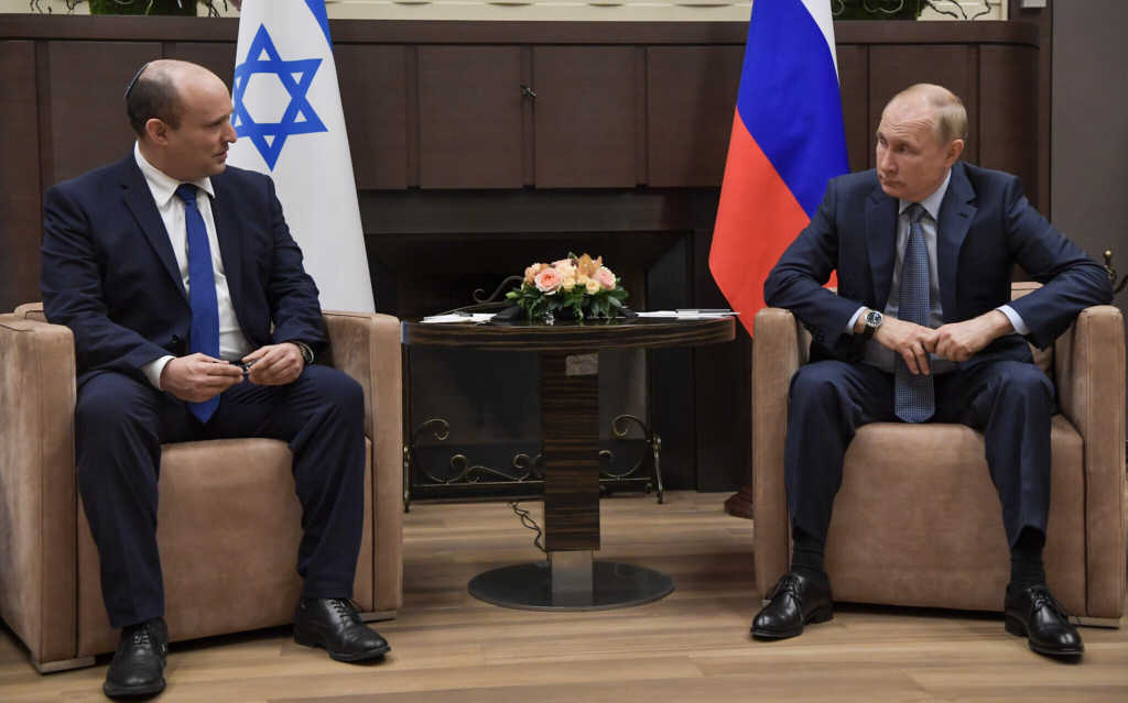 Entretien téléphonique entre Bennett-Kremlin et Vladimir Poutine