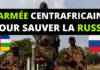 L'armée Centrafricaine pour aider la Russie