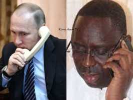 Entretien téléphonique entre Macky Sall et Vladimir Poutine
