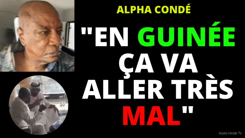 L'audio d'Alpha Condé