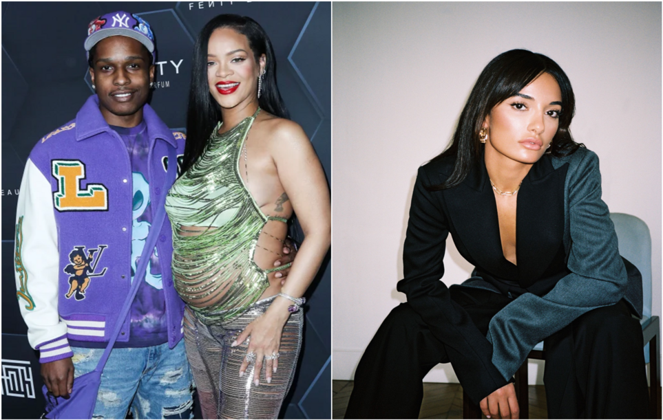 Asap rocky trompe Rihanna avec Amina muaddi