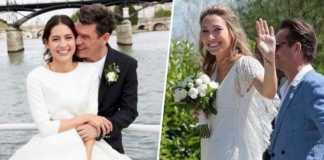 Marc Lavoine et Line Papin mariage