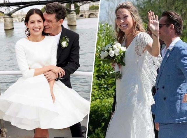 Marc Lavoine et Line Papin mariage