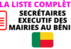 secrétaires executif des mairies au bénin