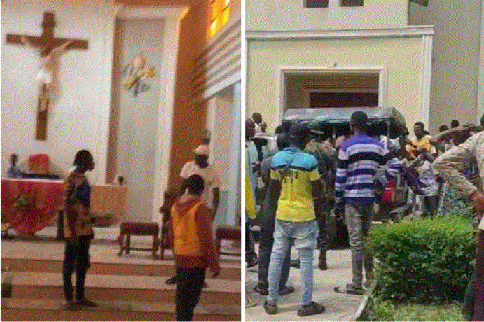 Attaque d'une église catholique au nigeria