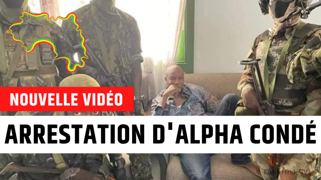 Nouvelle vidéo de l'arrestation d'Alpha Condé