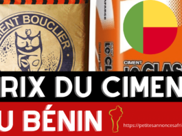 prix du ciment au bénin 2023