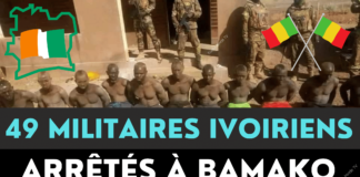 49 militaires ivoiriens arrêtés à Bamako