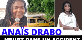 Anaïs Drabo est décédé dans un accident