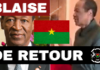 Blaise Compaoré de retour au Burkina Faso