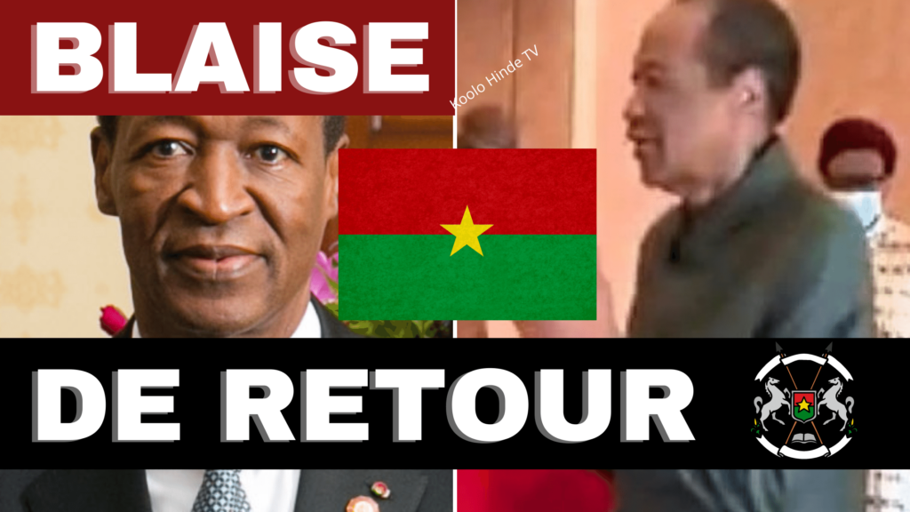 Blaise Compaoré de retour au Burkina Faso