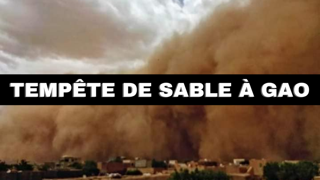Tempête de sable à Gao
