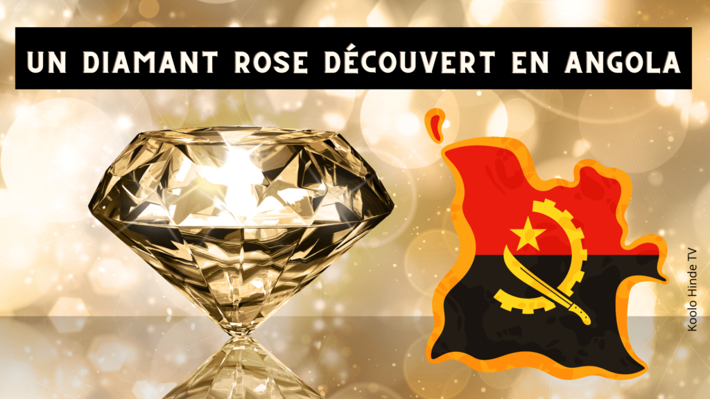 Un diamant rose découvert en Angola
