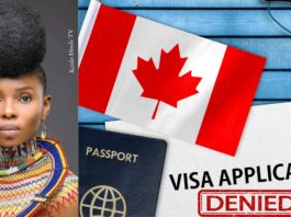 Yemi Alade s'est vu refuser un visa pour le Canada