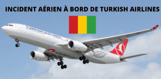 Incident aérien à bord de Turkish Airlines en Guinée