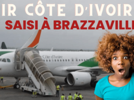 Un avion d'air Côte d’Ivoire saisi à Brazzaville