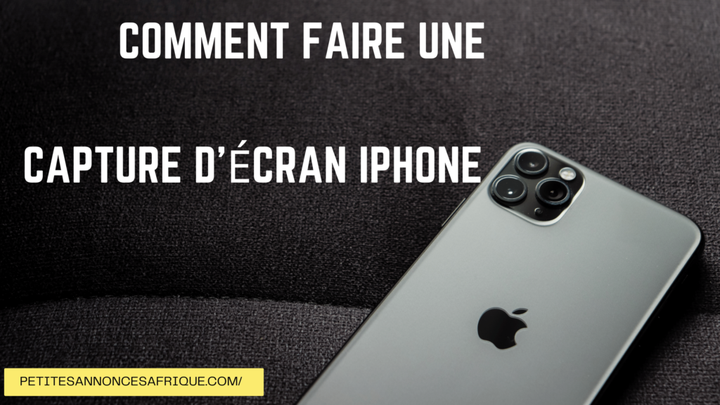 comment faire capture d'écran iphone