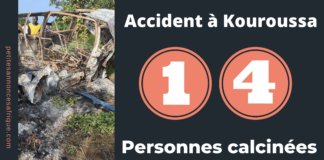 Un accident à Kouroussa fait 14 victimes